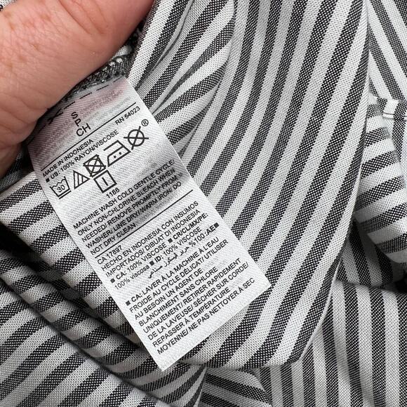 Old Navy Blue and White Stripe Adjustable Tank Small - Picture 5 of 7